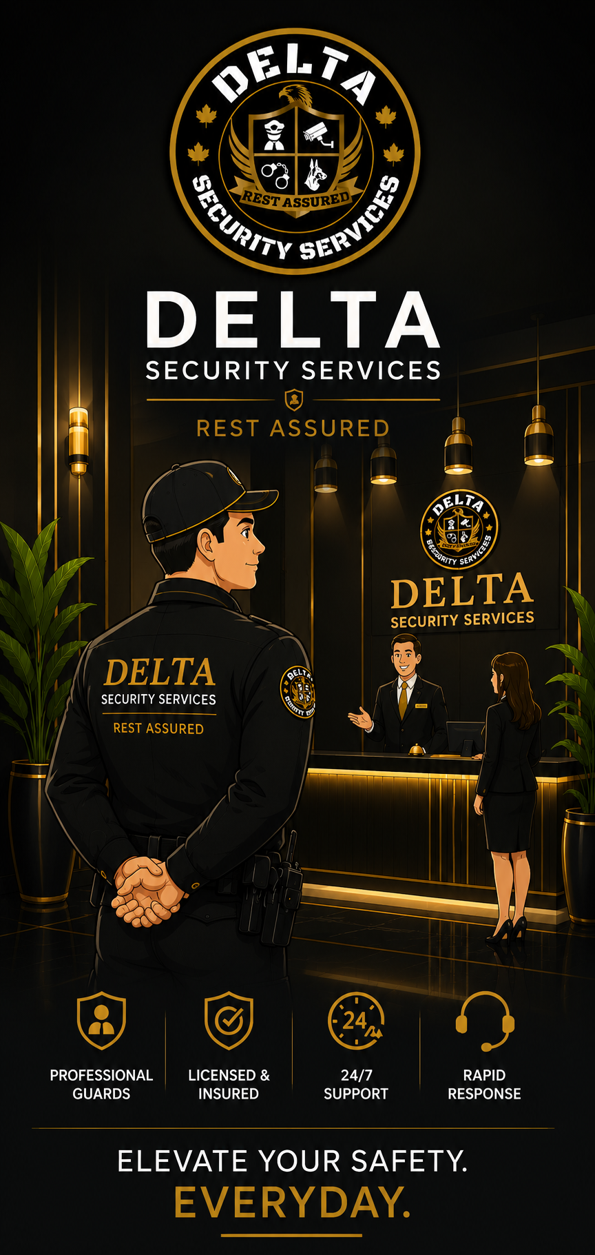 Delta Security 24/7 monitoring center